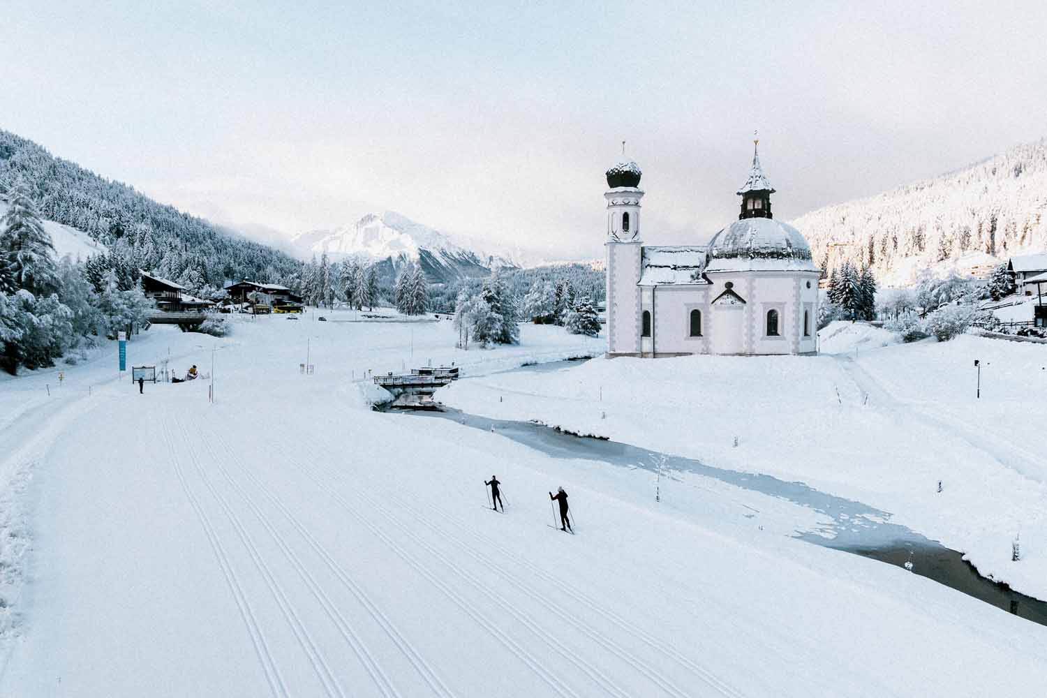 Langlaufen in Seefeld in Tirol